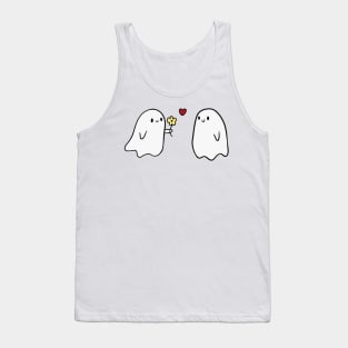 ghost couple gifting a flower Tank Top